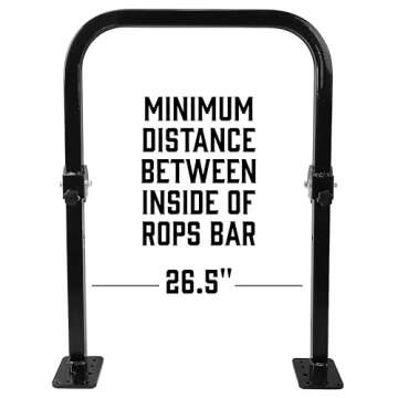 MAXXTUFF Heavy-Duty ROPSRIDER XHD Tractor Basket, Fits Most Tractor and Zero Turn Mower ROPS Bars, Model MTF100