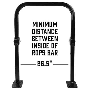 MAXXTUFF Heavy-Duty ROPSRIDER XHD Tractor Basket, Fits Most Tractor and Zero Turn Mower ROPS Bars, Model MTF100