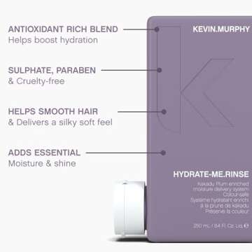 KEVIN.MURPHY HYDRATE-ME.WASH & RINSE | Moisturising Shampoo & Conditioner