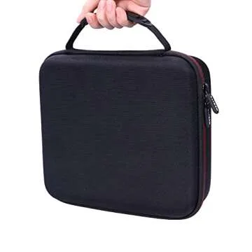 LTGEM EVA Hard Case for Zoom H6 ALL/Zoom H6 Six-Track/Zoom H6essential / Zoom H4essential Portable Recorder. Fits Charger, Cable and Other Accessories