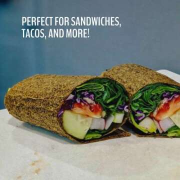 Wrawp Organic Veggie Wrap - Original (1 PACK) Gluten Free, Paleo, Plant Based, Vegan