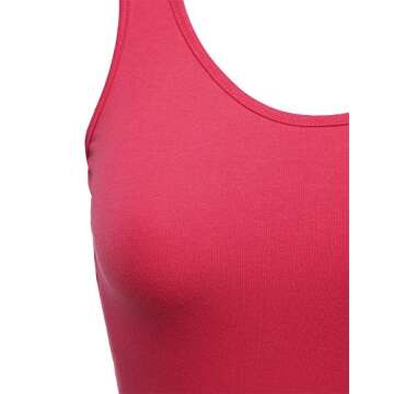 FLORIA Bodycon Mini Tank Dress for Women in RED