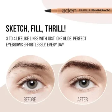 Aden Microblading Eyebrow Pen - Precise and Long-Lasting