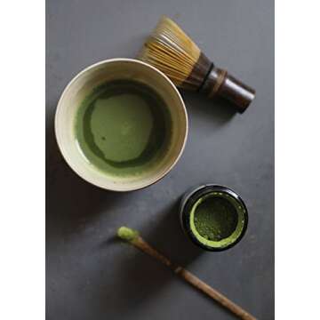 Premium Terrasoul Organic Matcha Green Tea in Glass