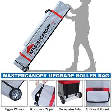 MASTERCANOPY 10x10 Pop Up Canopy Tent for All Events