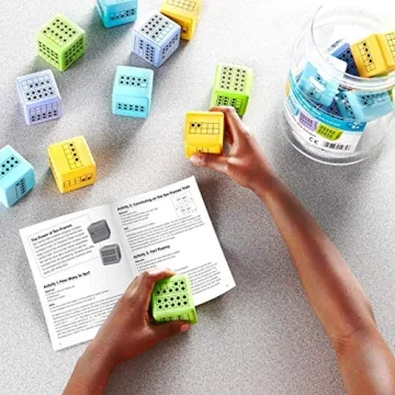 hand2mind Ten Frame Dice for Fun Math Learning