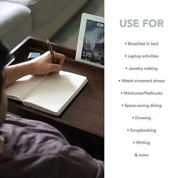 ROSSIE HOME Bamboo Bed Tray - Stylish and Functional