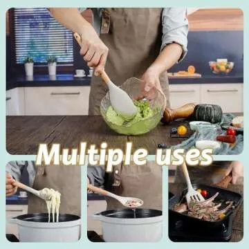 QMVEESS Silicone Kitchen Utensils Set 35 Pcs Non-Stick
