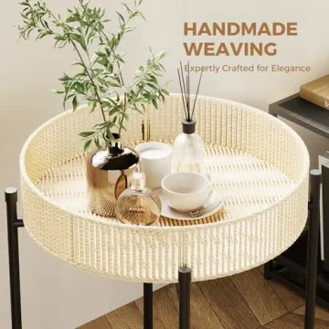 Bamworld Set of 2 Elegant Plant Stands for Home Use