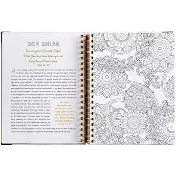 Inspirational Devotional Coloring Book for Stress Relief