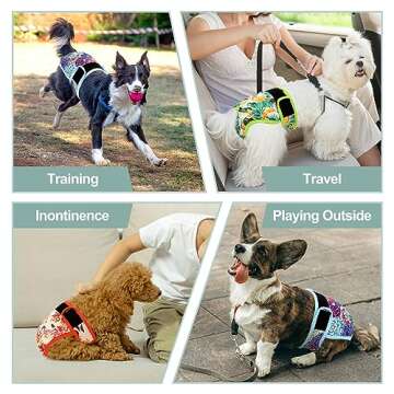 Premium Grecle Washable Dog Diapers for Females