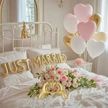 KIDHABE Gold Heart Hands Sculpture for Home Decor