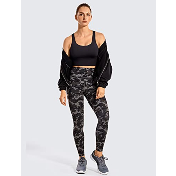 CRZ Yoga Women's Longline Sports Bra for Active Comfort