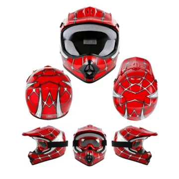 TCT-MOTORPARTS Youth Full Face Helmet for Kids