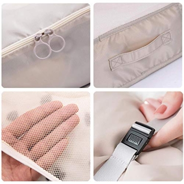 Packing Cubes for Travel - 9 Set Luggage Organizers