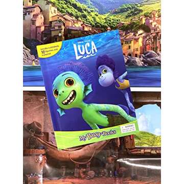 Disney / Pixar Luca My Busy Books - Storybook, 10 figurines, playmat