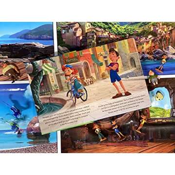 Disney / Pixar Luca My Busy Books - Storybook, 10 figurines, playmat