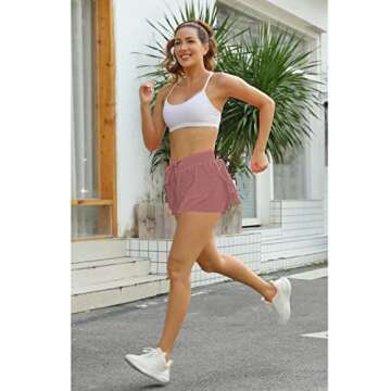 Flowy Athletic Shorts for Women | Quick-Drying & Comfy Fashion