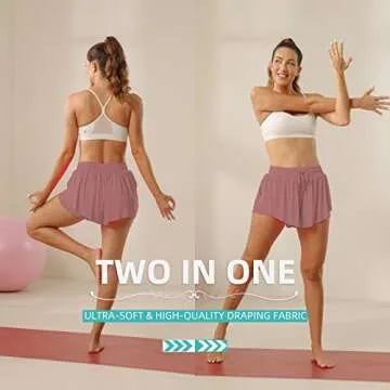 Flowy Athletic Shorts for Women | Quick-Drying & Comfy Fashion