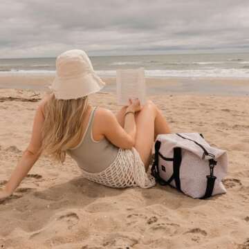 Jadyn Lola Travel Bag, Weekender/Overnight Duffel, Gym Tote Bag for Women, Men (Desert Leopard)