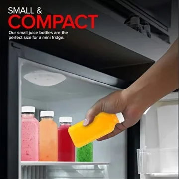 12oz Clear Plastic Juice Bottles with Caps - Reusable & Convenient