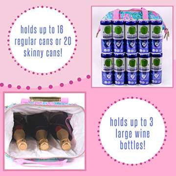 Stylish Lilly Pulitzer Insulated Backpack Cooler for Outdoor Fun