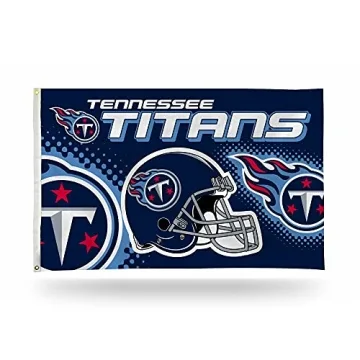 Tennessee Titans NFL Helmet 3x5 Single Sided Banner Flag