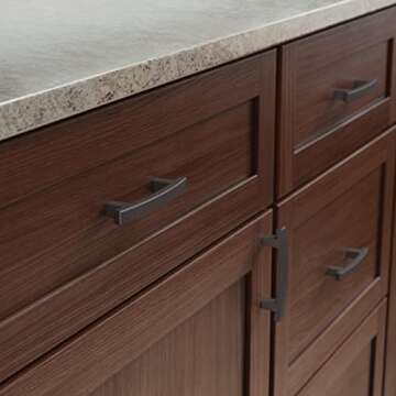 Franklin Brass Pierce (10-Pack) Cabinet Handles - Stylish Soft Iron Upgrade