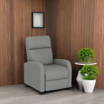 Recliner Chair for Living Room Massage Reading Sofa Home Theater Seating Modern Reclining Easy Loung...
