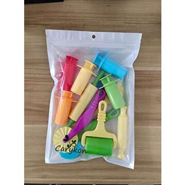 Carykon Set of 11 PCS Smart Dough Tools Kit with Models and Molds, Dough Extruders