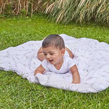 aden + anais Dream Blanket, Boutique Muslin Baby Blankets for Girls & Boys, Ideal Lightweight Newborn Nursery & Crib Blanket, Unisex Toddler & Infant Bedding, Shower & Registry Gift, Giraffes