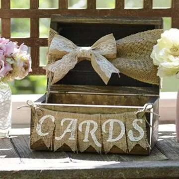 Humphrey's Craft 3 Inch Natural Burlap Fabric Ribbon - 10 Yards for Crafts Gift Wrapping Decoration Christmas Tree Succulents Chairs Dining Tables.