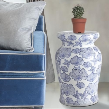 JONATHAN Y Stylish Garden Stool for Indoor and Outdoor Use