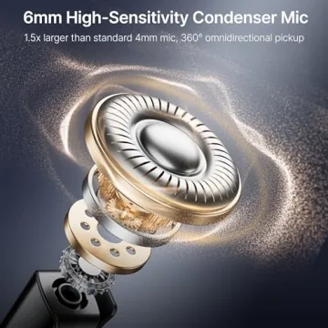 BOYA BOYALINK 2 Wireless Lavalier Microphone for iPhone Camera Android, Mini Lapel Mic, 48 KHz 24 Bit, 6mm Mic, 1000ft, 30h Use, Noise Cancelling, Clip on Mic USB-C/Lightning/3.5mm TRS, Vlog, iPad