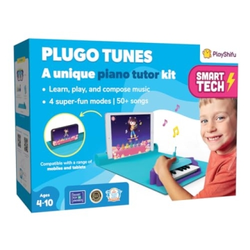 PlayShifu Plugo Tunes - Interactive Musical Toy and Piano Learning Kit