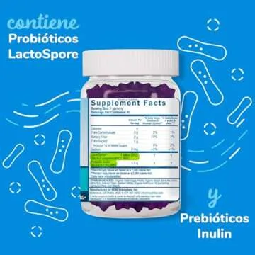 Mommy’s Bliss Kids Probiotic + Prebiotic Gummies, Supports Immunity & Digestive Health, 1 Billion CFU Per Gummy, Berry Flavor, Ages 2 Years+, 45 Count