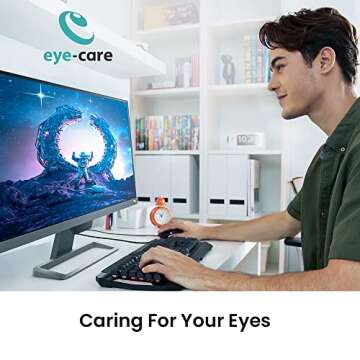 BenQ EW3270U Premium Monitor 32" 4K UHD | HDRi | DCI-P3 | Eye-Care Tech | Adaptive Brightness | Tilt Screen | Built-In Speakers | Eye Reminder | DisplayPort | HDMI | USB-C,Black