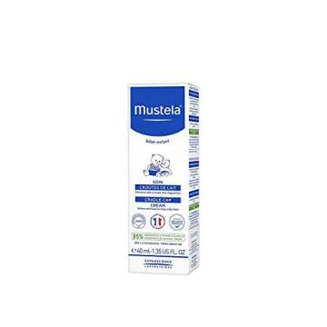 Mustela Baby Cradle Cap Cream - Newborn safe - with Natural Avocado - Paraben Free & Fragrance Free ...