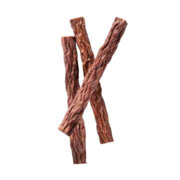 Happy Howie's Beef Woof Stix - Flavorful Slow Cooked Beef Stick, Natural Ingredients, Healthy Soft Dog Treats, Hormone Free - 80 Count (Pack of 1)