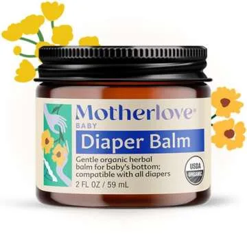 Motherlove Diaper Balm 2 oz Organic Rash Cream for Babies