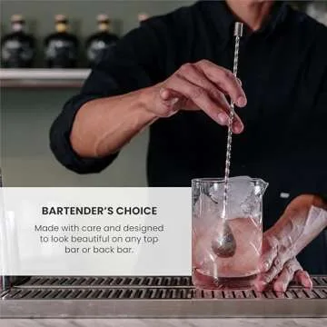 A Bar Above Diamond Cut Cocktail Mixing Glass, Thick Sturdy Glass Beaker, to Mix and Stir Cocktails, Drink Mixer Glass, for Bar Mixing Set, Basic, Professional, or Home Bar Accessories, 18 Oz