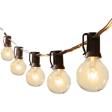 Outdoor String Lights 25FT with Edison Bulbs