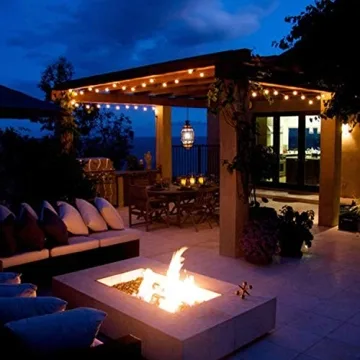 Outdoor String Lights 25FT with Edison Bulbs
