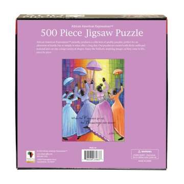 African American Expressions - Praises Go Up Puzzle – 500-Piece Inspirational African American Jigsaw Puzzle for Adults | Uplifting Faith-Based Artwork