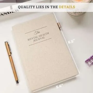 Zorblinx Mental Health Journal for Women and Men - Anxiety & Guided Journal with Mood & Habit Tracke...