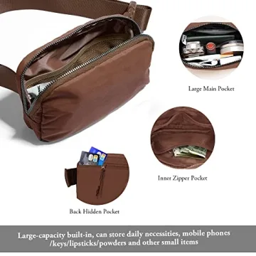 SOYISE Waterproof Fanny Pack with Adjustable Strap