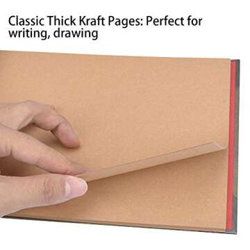 Scrapbook Photo Album Our Adventure Book - DIY Handmade Album Scrapbook Movie Up Travel Scrapbook fo...