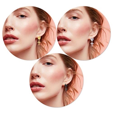 Stylish TXPFF Cross Earrings for Men and Women - Durable Design