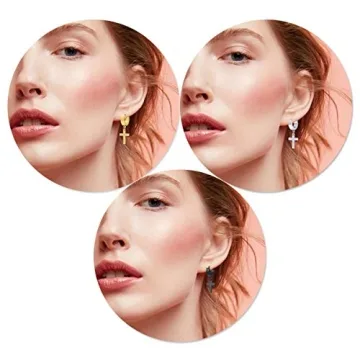 Stylish TXPFF Cross Earrings for Men and Women - Durable Design