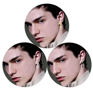 Stylish TXPFF Cross Earrings for Men and Women - Durable Design